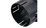 NDS 1241, Black Adapter Connects Pop-Up Drainage Emitter with Elbow to 3" & 4" Drain Pipes