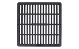 NDS 1211, 12" Black Plastic Square Catch Basin Drain Grate