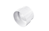 NDS 3P12, 3" x 4" White DWV/SCH40 Hub x S&D Hub PVC Increaser/Reducer Adapter