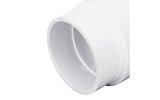 NDS 3P12, 3" x 4" White DWV/SCH40 Hub x S&D Hub PVC Increaser/Reducer Adapter