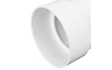 NDS 3P12, 3" x 4" White DWV/SCH40 Hub x S&D Hub PVC Increaser/Reducer Adapter
