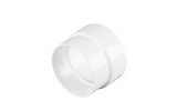 NDS 4" White DWV/SCH40 Hub x S&D Hub PVC Adapter