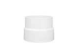 NDS 4" White DWV/SCH40 Hub x S&D Hub PVC Adapter