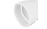 NDS 4" White DWV/SCH40 Hub x S&D Hub PVC Adapter