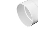 NDS 4P08, 4" White Hub x Hub x Hub PVC S&D 45 Degree Street Wye