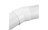 NDS 4" White Hub x Hub PVC S&D 22.5 Degree Elbow