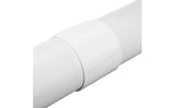 NDS 4" White Hub x Hub PVC S&D Coupling