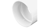 NDS 4" White Hub x Hub PVC S&D Coupling