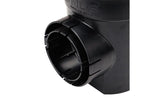 NDS Spee-D 6" Black Round Catch Basin Drain Kit with Black Plastic Atrium Grate