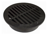 NDS 1240, 12" Round Grate; Black