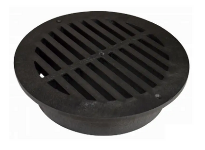 NDS 1240, 12" Round Grate; Black