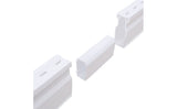 NDS White Micro Channel Drain Coupling