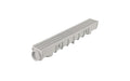 NDS 864, 5" x 5.5" x 39-3/8" Light Gray Plastic Pro Series Deep Profile Channel Drain Kit