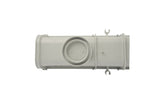 NDS 864, 5" x 5.5" x 39-3/8" Light Gray Plastic Pro Series Deep Profile Channel Drain Kit