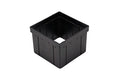 NDS 916, 6" Black Riser for 9" Square Catch Basin Drain and Low-Profile Adapter Drain