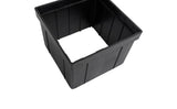 NDS 916, 6" Black Riser for 9" Square Catch Basin Drain and Low-Profile Adapter Drain