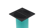 NDS 9" Black Plastic Square Grate, Connects To 6" Spee-D Basin, Pipes, And Fittings