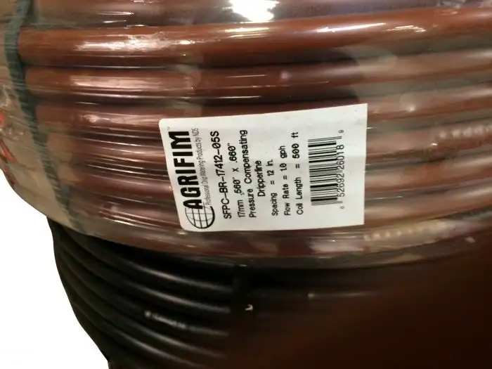 NDS Duraflo Dripline 12", 500', 1 gph 17mm