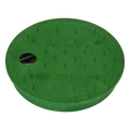 NDS 6" Round Standard Series - Snap-in Green Cover, ICV