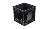 NDS 1800, 18" Black Expandable Catch Basin Drain with 2 Openings