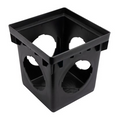NDS 12" Black Square Catch Basin Drain With 4 Openings