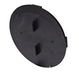 NDS 6" Black Outlet Plug for Catch Basin Drain (plug only)
