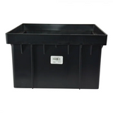 NDS 1216, 6" Black Riser for 12" Square Catch Basin Drain and Low-Profile Adapter Drain