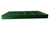 NDS 2412, 24" Green Plastic Square Catch Basin Drain Grate