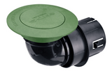 NDS 430, Green Plastic Spring Loaded Pop-Up Drainage Emitter w/ Elbow for 3" & 4" Pipes