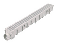 NDS 764, 3" x 2-1/16" x 39-3/8" Light Gray Pro Series Channel Drain Kit