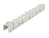 NDS 764, 3" x 2-1/16" x 39-3/8" Light Gray Pro Series Channel Drain Kit