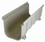 NDS 8" x 8.25" x 20" Light Gray Deep Profile Pro Series Channel Drain