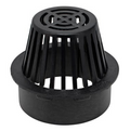 NDS 90, 6" Black Plastic Atrium Grate