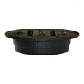 NDS D6, 6" Ductile Iron Round Duracast Grate, Connects To 6" Spee-D Basin & Drain Pipes