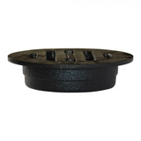 NDS D6, 6" Ductile Iron Round Duracast Grate, Connects To 6" Spee-D Basin & Drain Pipes