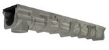 NDS Dura Slope 6" X 4' X 5.8" Light Gray Channel Drain, 4.0" To 4.3" Invert Depth