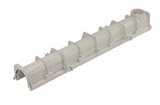 NDS Dura Slope 6" X 4' X 5.8" Light Gray Channel Drain, 4.0" To 4.3" Invert Depth