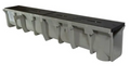 NDS Dura Slope 6" X 4' X 6.4" Light Gray Channel Drain, 4.7" To 5.00 Invert Depth