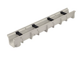 NDS Dura Slope 6" X 4' X 6.4" Light Gray Channel Drain, 4.7" To 5.00 Invert Depth