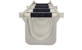 NDS Dura Slope 6" X 4' X 6.4" Light Gray Channel Drain, 4.7" To 5.00 Invert Depth