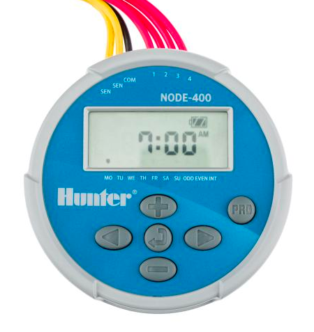 Hunter NODE-400 Battery-Operated Controller, 4-station