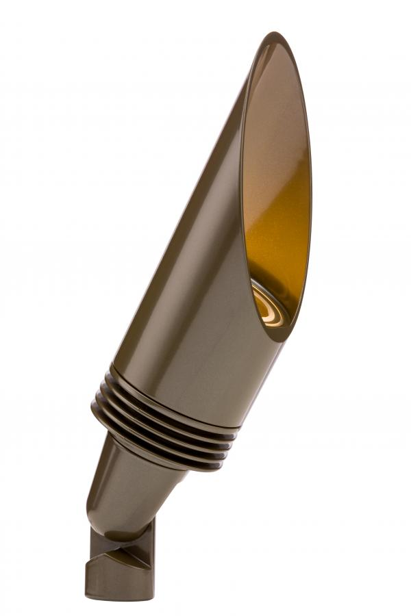 FX Luminaire NP-6LED-LS-BZ, NP LED Up Light, Long Shroud Aluminum Housing Bronze 10.1W 2700K 24 Degree