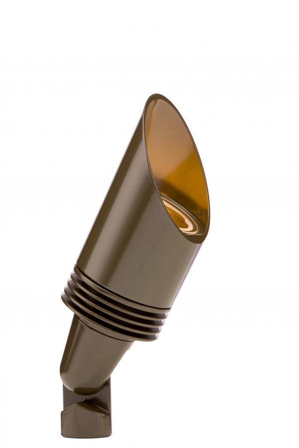 FX Luminaire NP LED Luxor ZD Up Light, Bronze Aluminum Housing 4.2W 2700K 24 Degree
