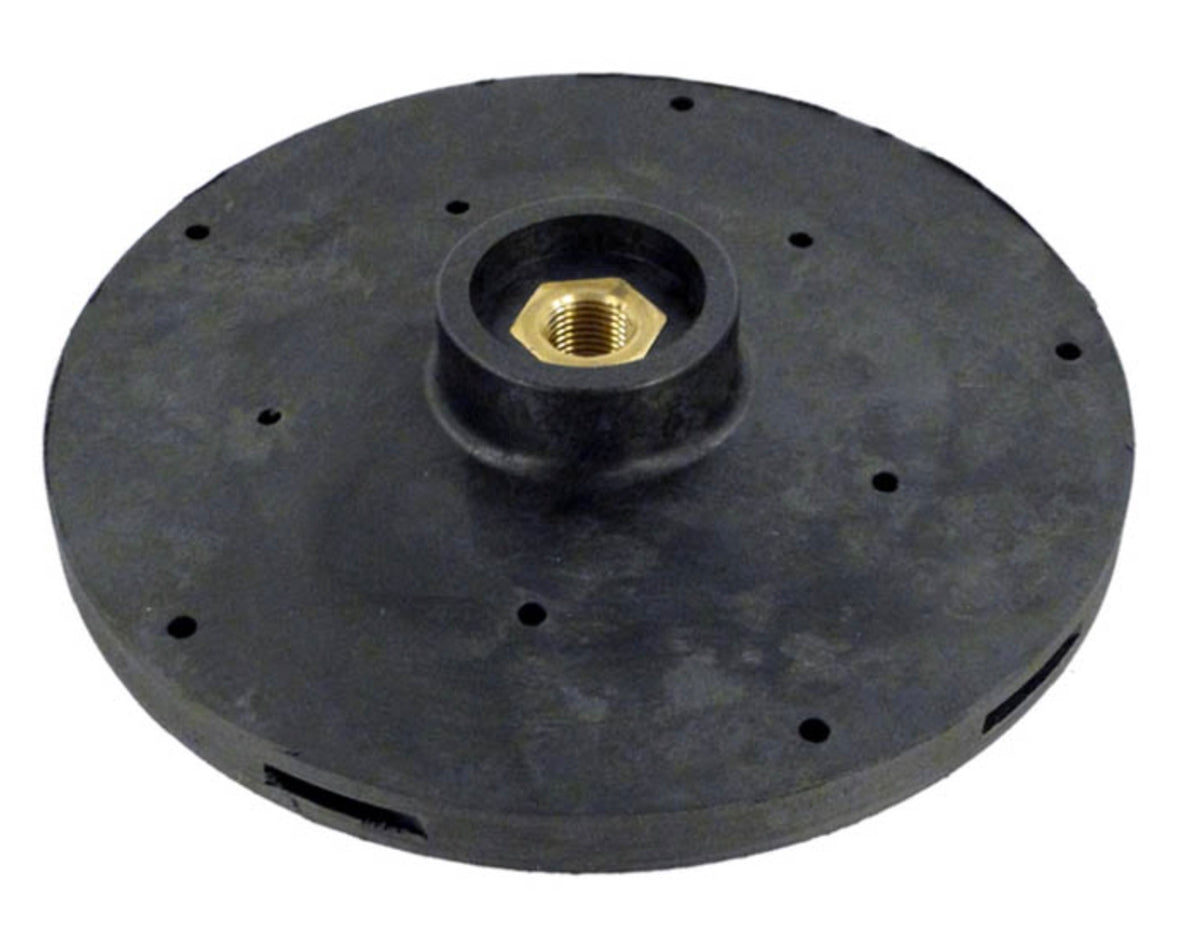 Polaris P15 old style PB4-60 booster pump impeller, rear view showing the hub