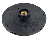 Polaris P15 old style PB4-60 booster pump impeller, rear view showing the hub