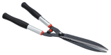 Bahco 22.5 inch Heavy Duty Lightweight Hedge Shears, Partially Serrated Aluminum Blades