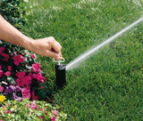 Hunter PGP-ADJ-B, PGP Rotor, 4", adjustable from 40° to 360°, ¾" inlet, eight standard blue nozzles included