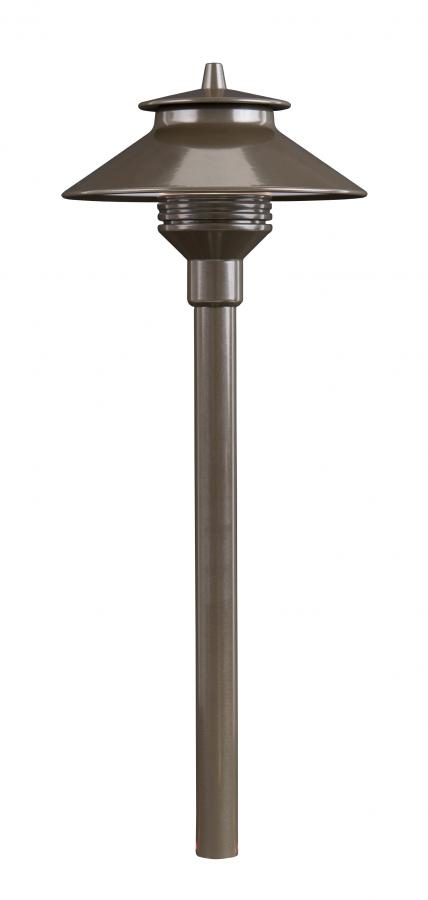 FX Luminaire PLLED20W12RBZ, 12" Bronze PL Path Light 20W LED