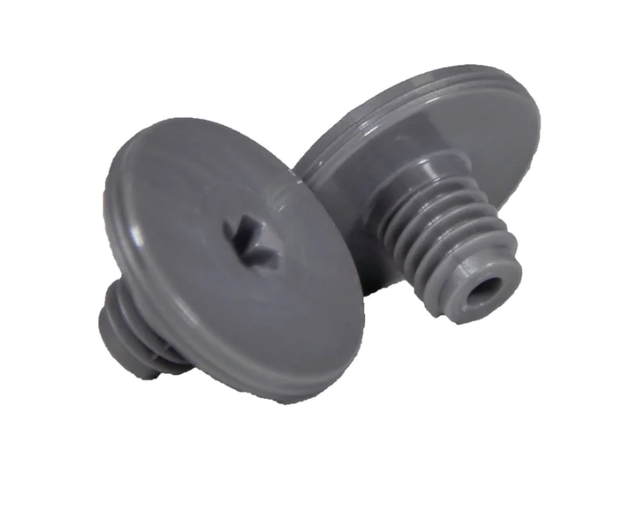 Polaris R0838800 Quattro Sport P40 silver retainer screw, two pack