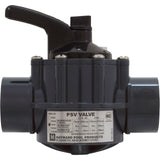 Hayward PSV3SDGR PSV Series 3-port diverter valve, angled view